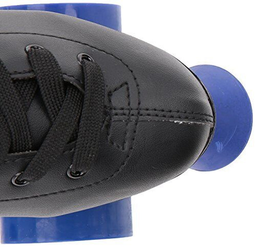 CHICAGO SKATES Men'S Classic Roller Skates - Premium Black Quad Rink Skates