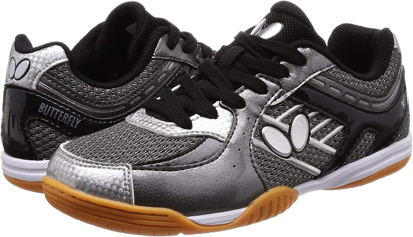Lezoline Sal Table Tennis Shoes - Lezoline Sal - Grey, Lime, Pink, or White - Sizes 4.5-12 - Tournament Quality Ping Pong Shoes,