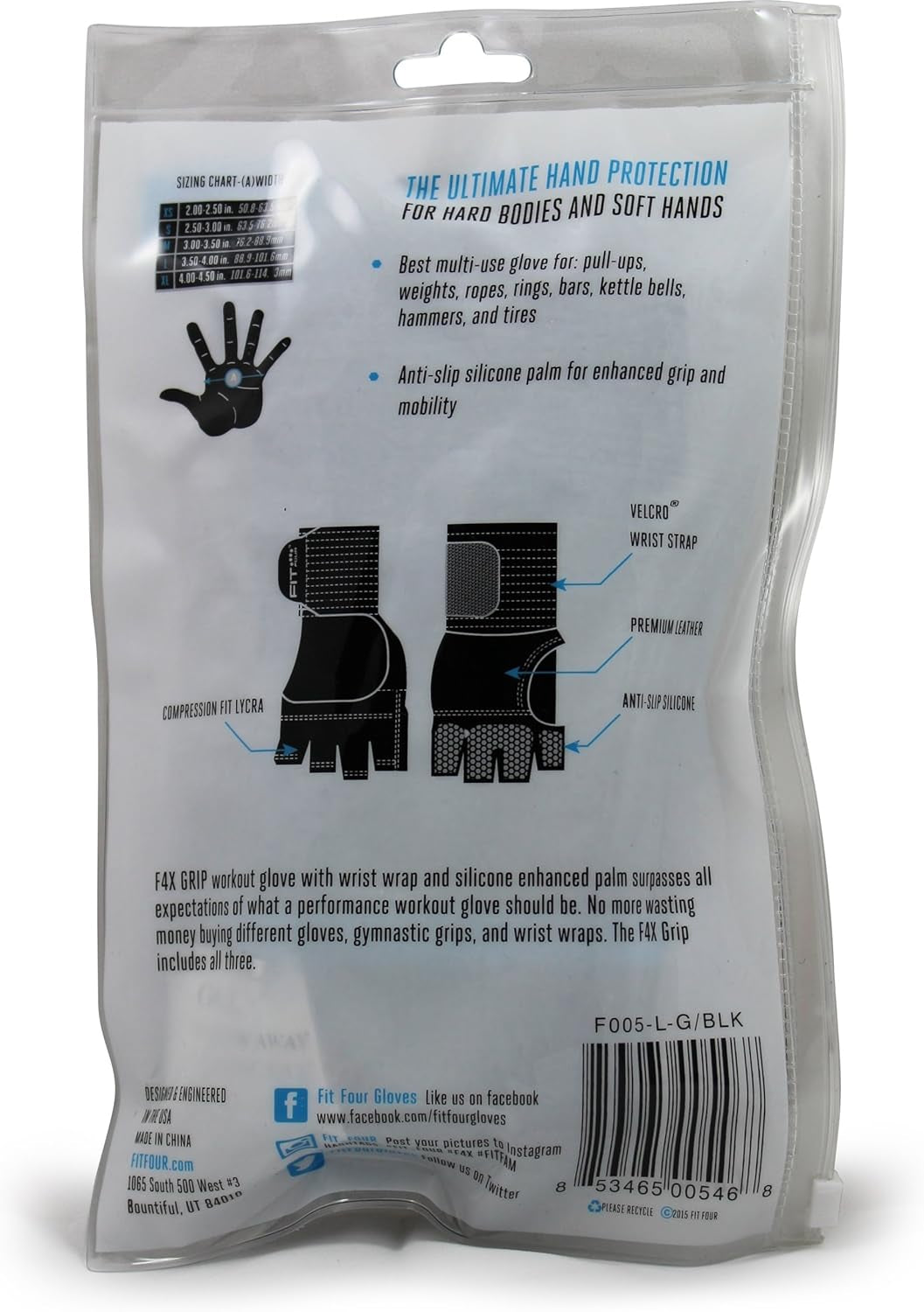 the F4X Spartan Grip - with Enhanced Silicone Palm Callus Guard WOD Workout Gloves for Weight Lifting & Cross Training Athletes