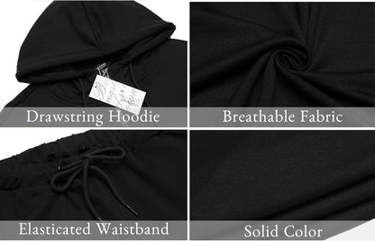 Sweatsuits for Men 2 Piece Tracksuit Sets Full Zip Hoodie Sweatpants for Men Casual Sports Jogging Suits S-4XL