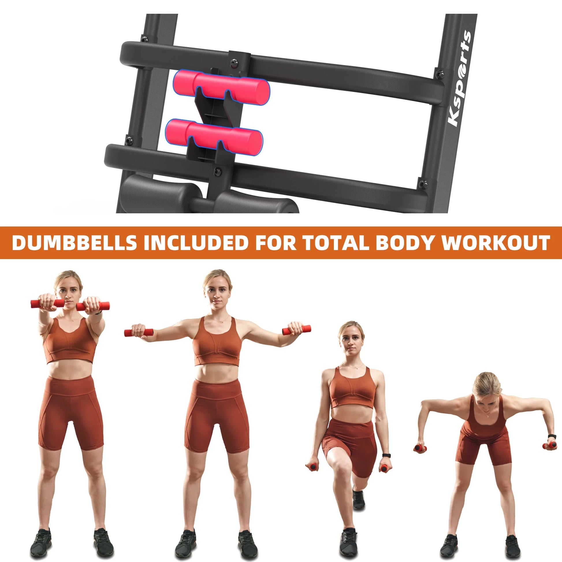 Ultimate Electric Treadmill Bundle with Exercise Rack, Mat & Dumbbells - Enhance Your Fitness Routine!