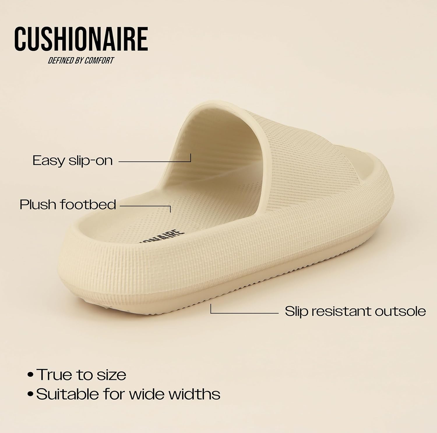 Women'S Feather Cloud Recovery Slide Sandals with +Comfort