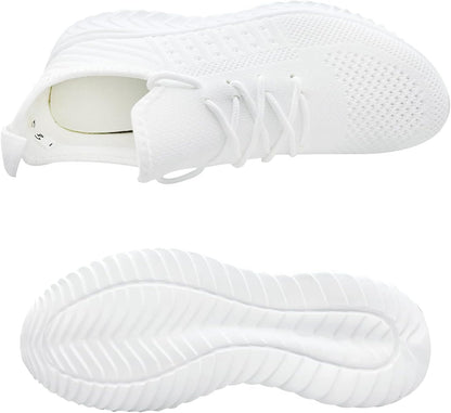 Mens Walking Shoes Mesh Sneakers Road Running Shoes Tennis Trainers Slip-On Athletic Lightweight Breathable Outdoor Shoe