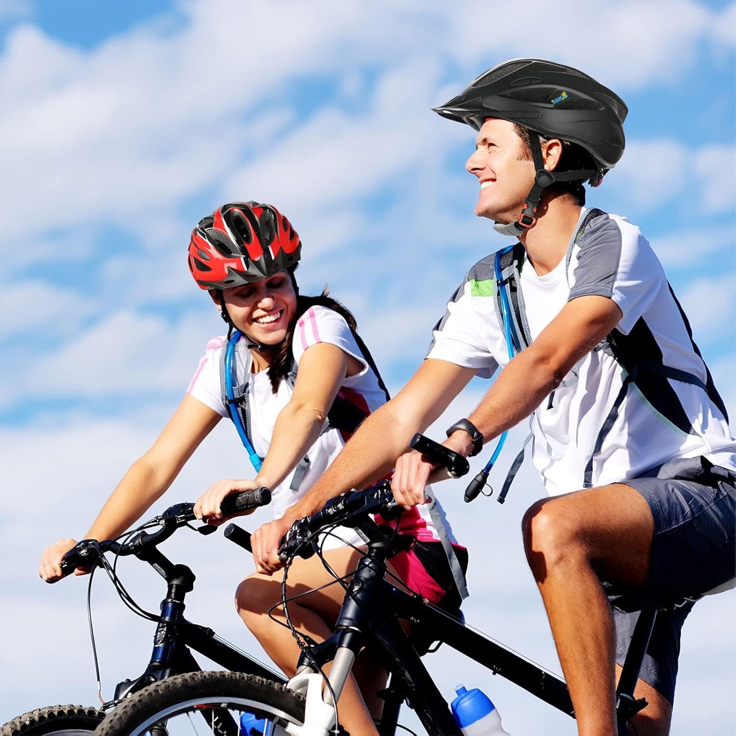 Adult Bike Helmet, Lightweight Bike Bicycle Helmets for Women Men, Adult Helmet with Detachable Visor