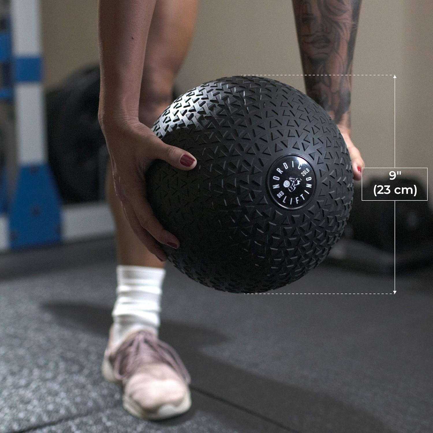 Dead Weight Slam Ball for Crossfit - Textured Slamball for Core & Fitness Training