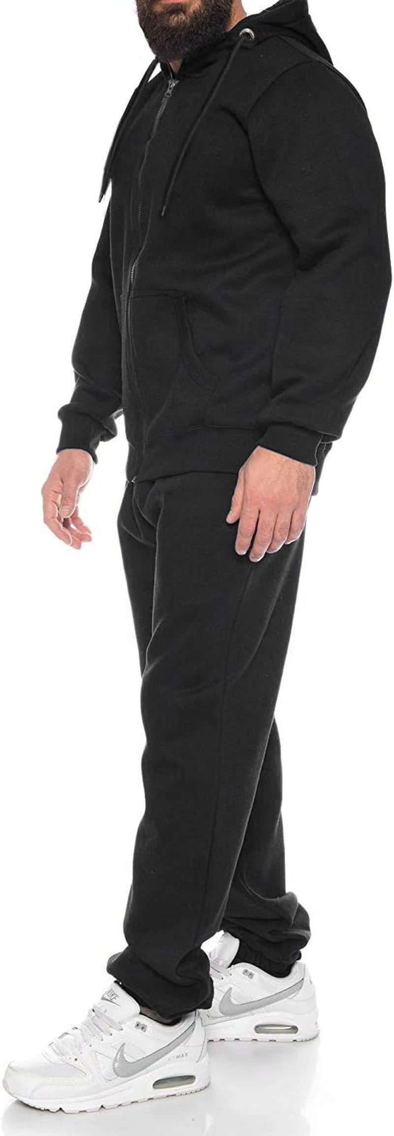 Sweatsuits for Men 2 Piece Tracksuit Sets Full Zip Hoodie Sweatpants for Men Casual Sports Jogging Suits S-4XL