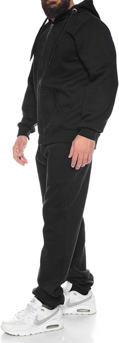 Sweatsuits for Men 2 Piece Tracksuit Sets Full Zip Hoodie Sweatpants for Men Casual Sports Jogging Suits S-4XL