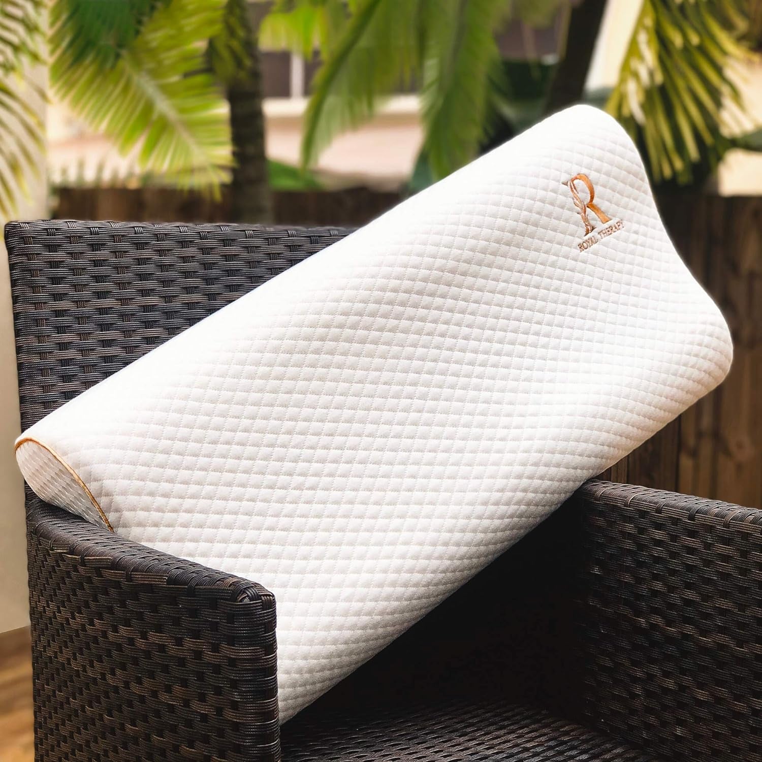 Memory Foam Pillow, Queen Pillow Neck Pain Relief, Contour Pillow, Pillow for Neck and Shoulder Pain, Neck Pain Pillow, Side Sleeper Pillow, Cervical Neck Pillow, Neck Pillow Sleeping