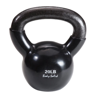 Ultimate KBVS105 Vinyl Kettlebell Set (5-30 lbs) for Total Body Workout