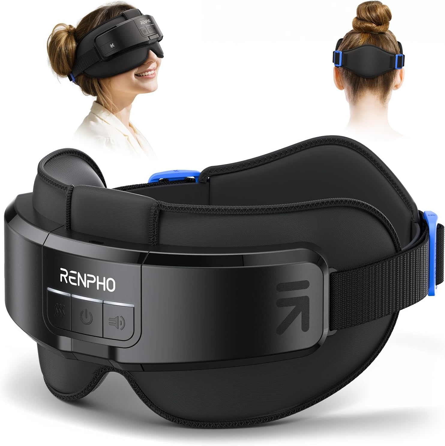 Heated Head & Eye Massager for Migraine Relief - Ultimate Relaxation Gift for Birthdays