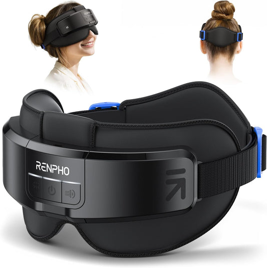 Heated Head & Eye Massager for Migraine Relief - Ultimate Relaxation Gift for Birthdays