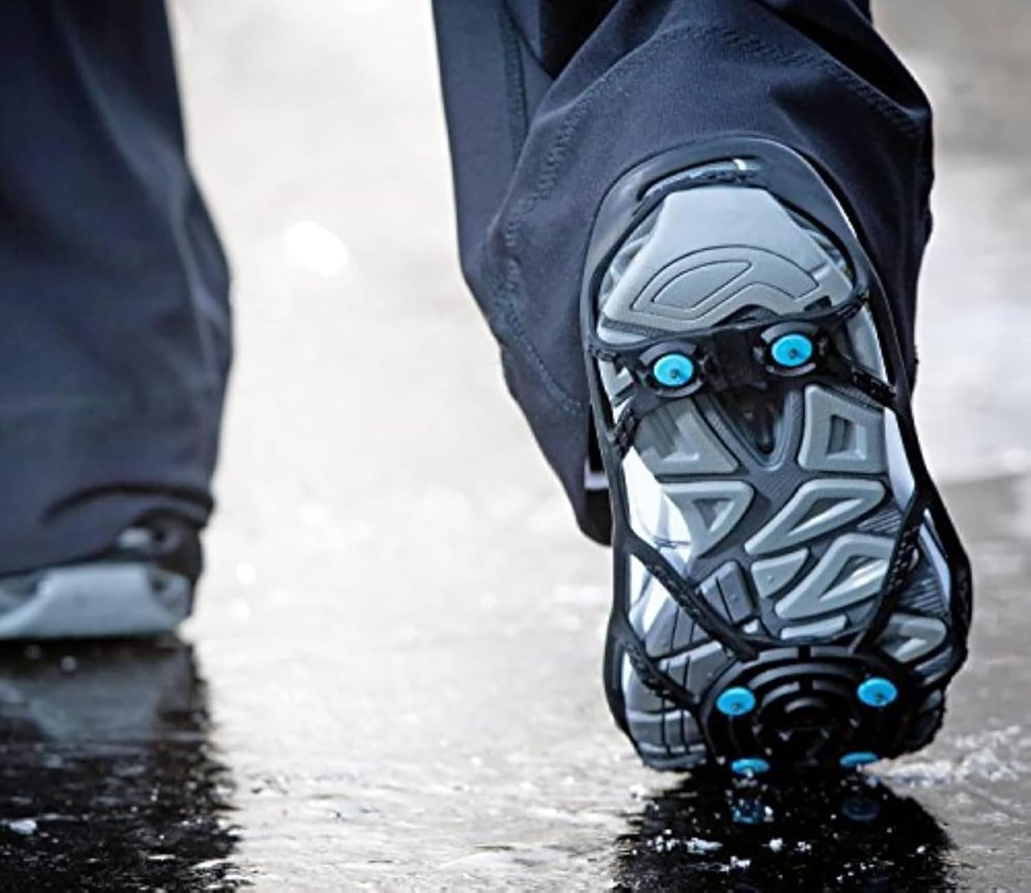 Everyday G3 Ice Cleats for Shoes & Boots - Traction Spikes for Men & Women to Improve Grip on Snow & Ice