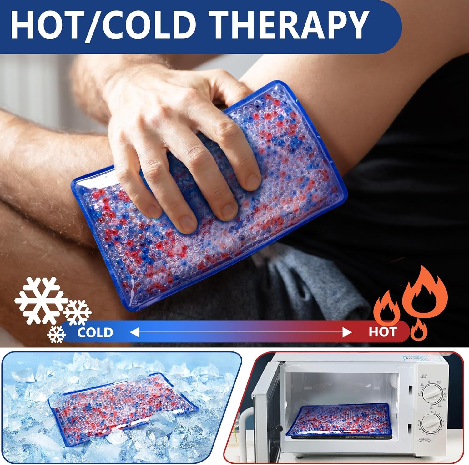 Hot/Cold Reusable Gel Bead Pack