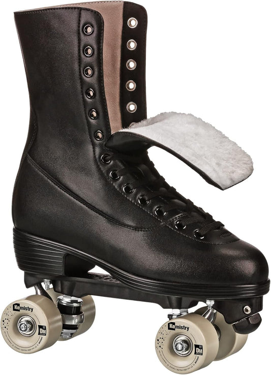Elite Omni Artistic Rhythm Hightop Roller Skates Black Size M08/W09