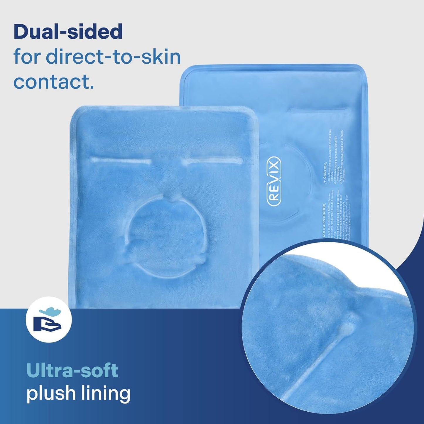 Ice Pack for Knee Pain Relief, Reusable Gel Ice Wrap for Leg Injuries, Swelling, Knee Replacement Surgery, Cold Compress Therapy for Arthritis, Meniscus Tear and ACL Blue