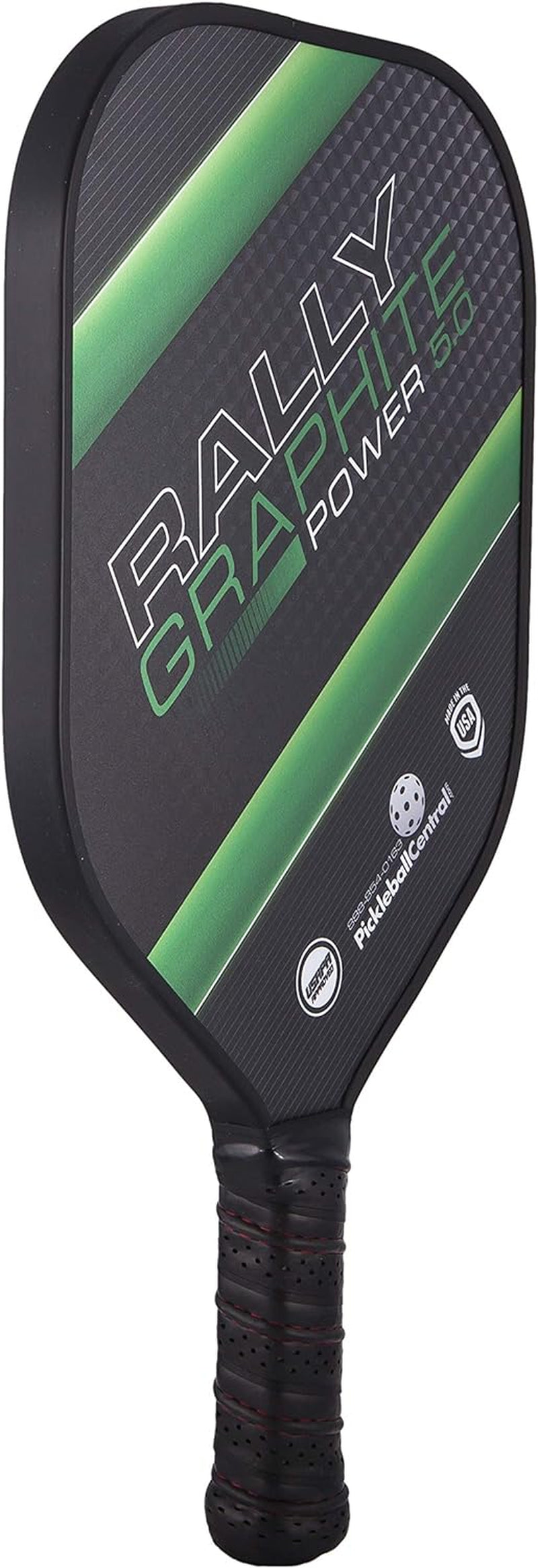 Pickleball Paddle - Rally Graphite Power 5.0 | Honeycomb Core, Graphite/Polymer Hybrid Composite Face | Power, Control, Large Sweet Spot | Paddle Cover