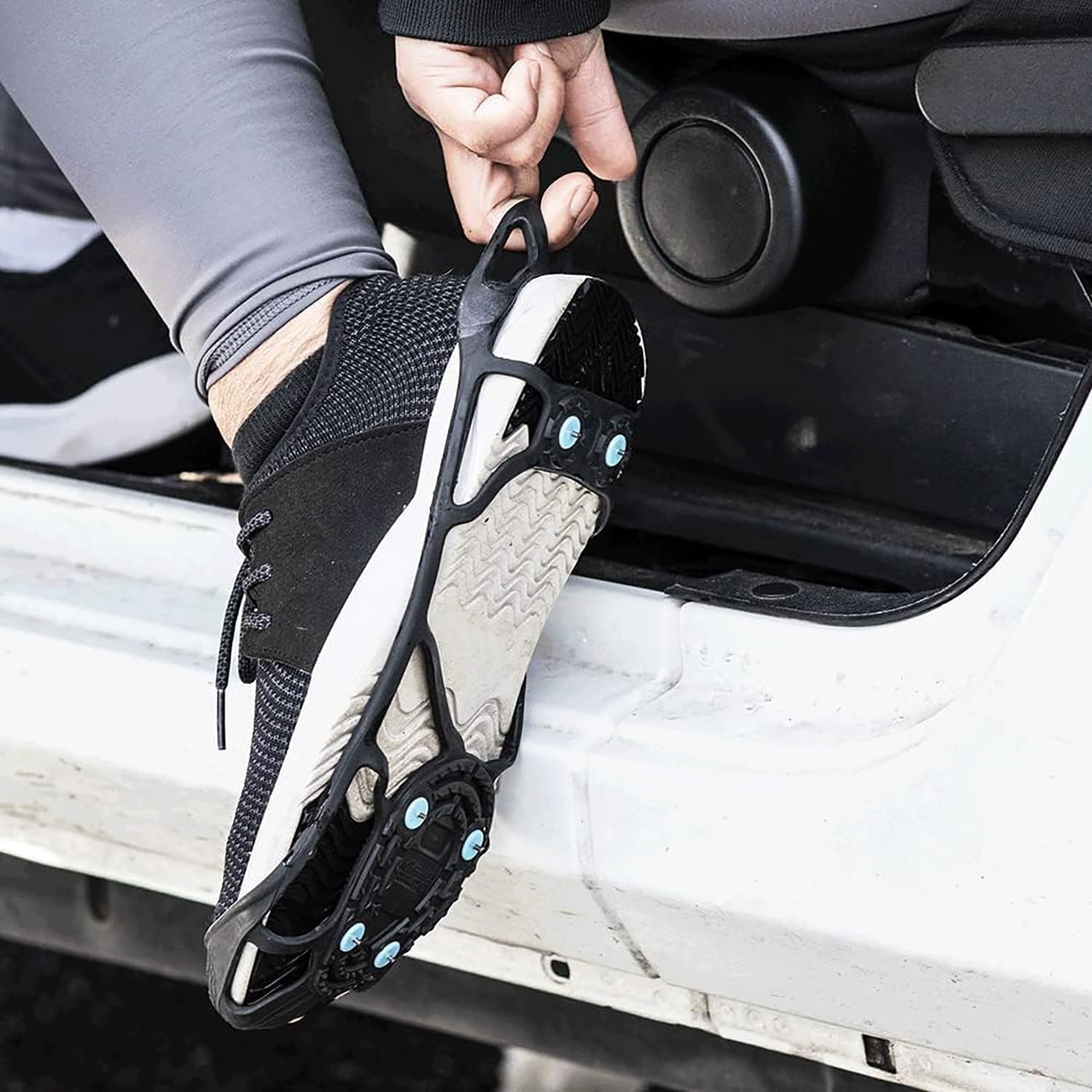 Everyday G3 Ice Cleats for Shoes & Boots - Traction Spikes for Men & Women to Improve Grip on Snow & Ice