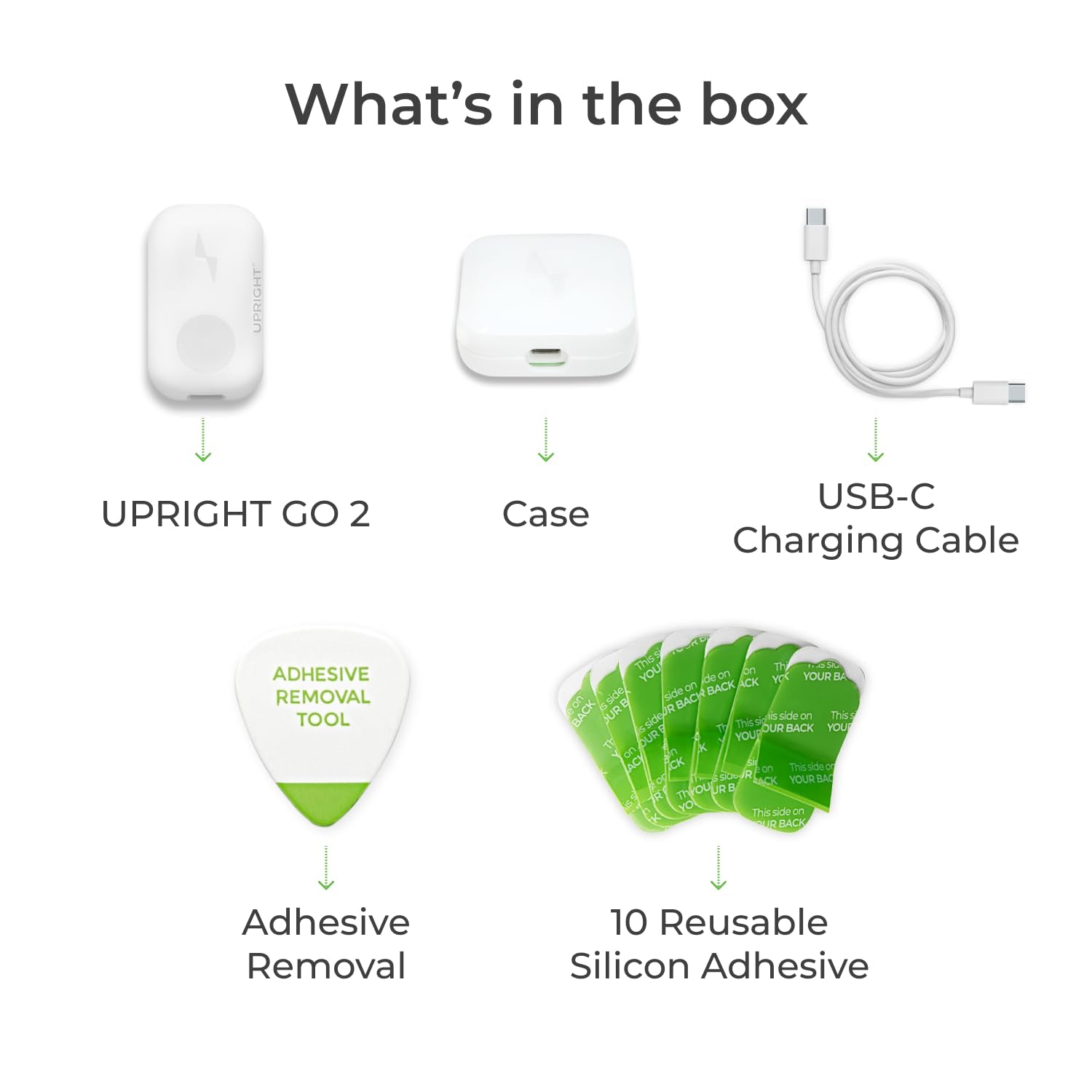 2 Premium | Posture Corrector Trainer & Tracker for Women & Men with Smart App