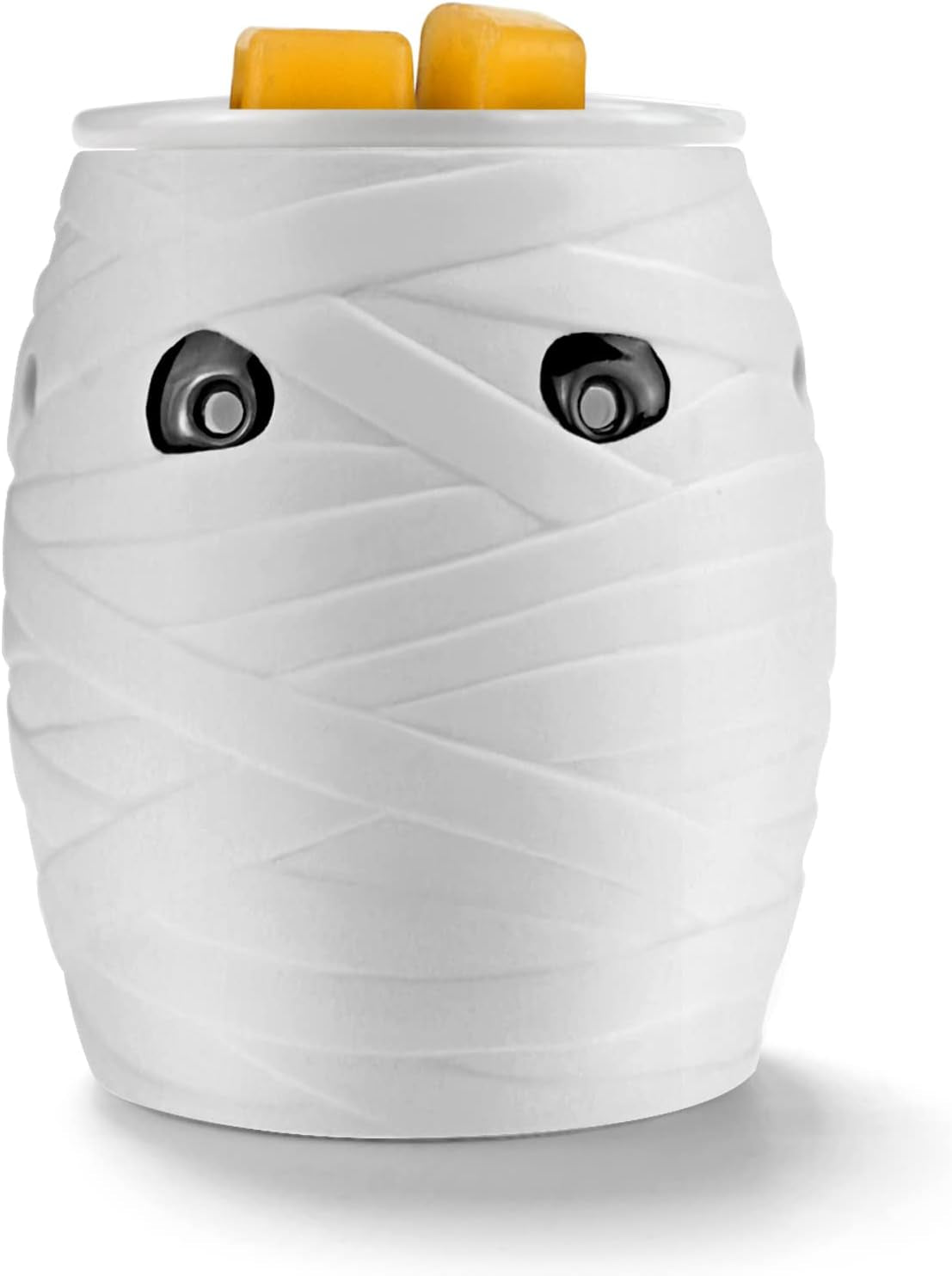 Halloween Pluggable Fragrance Warmer Wax Melter for Home/Dorm/Office No Flame No Smoke No Soot Packaged Together with Two Bulbs - Spooky Mummy