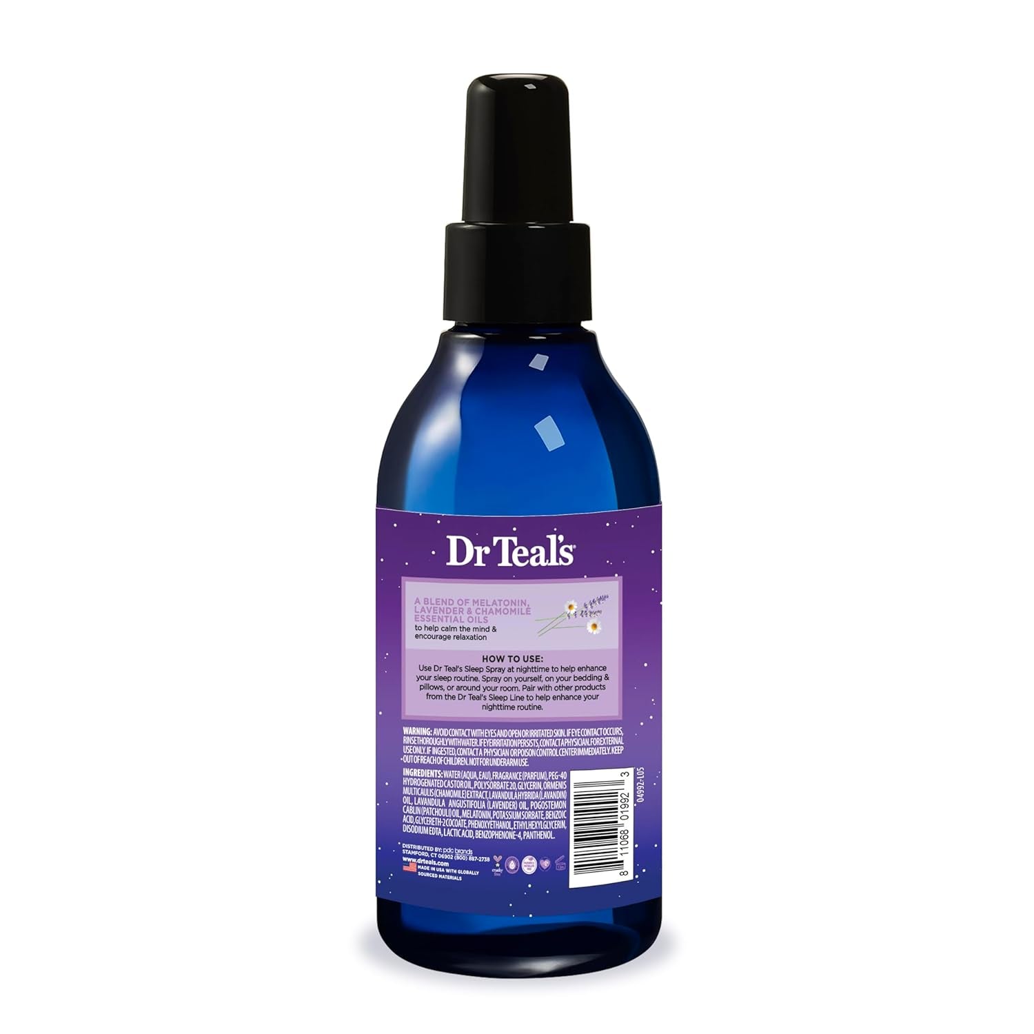 Sleep Spray with Melatonin & Essential Oil Blend, 6 Fl Oz (Pack of 3)