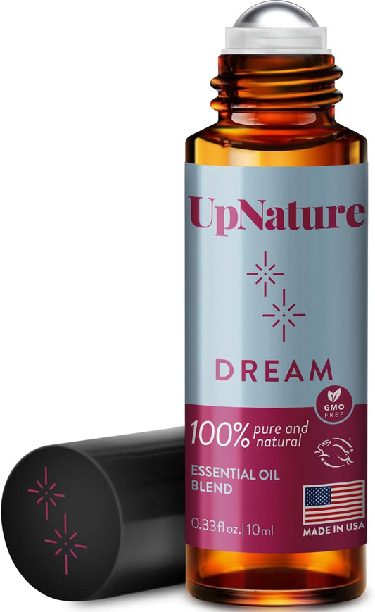 Dream Sleep Essential Oil Roll on – Natural Sleeping Blend with Lavender, Chamomile Aromatherapy Oils