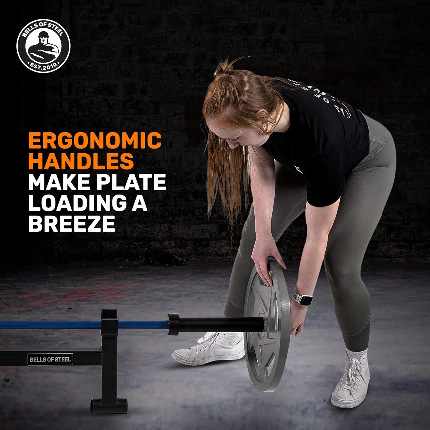 Cast Iron Weight Plates [] Mighty Grip Cast Iron Olympic Weight Plates - Semi-Gloss 2 Inch Weight Plate, Hammertone Powder Coat Barbell Weight Plates - Pair or Weight Plate Set