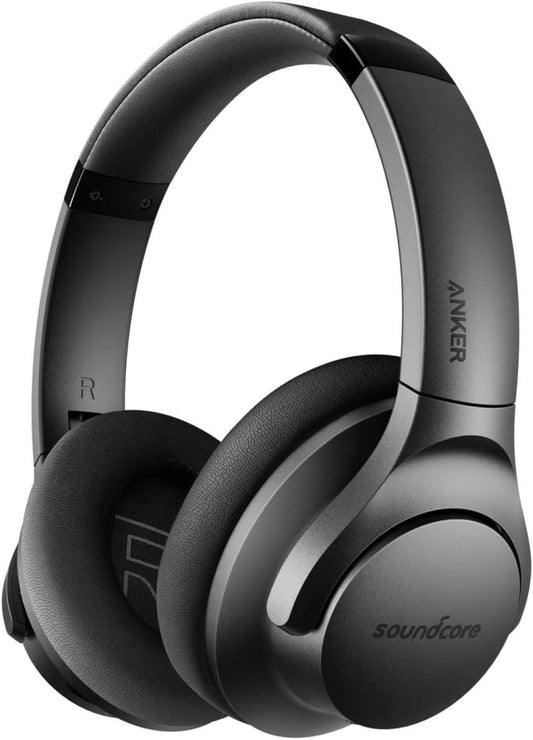 Life Q20 Hybrid Active Noise Cancelling Headphones, Wireless over Ear Bluetooth Headphones, 60H Playtime, Hi-Res Audio, Deep Bass, Memory Foam Ear Cups, Travel, Office