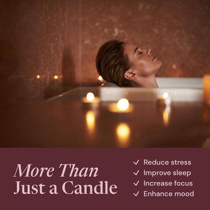 Aromatherapy Candle Gift Set for Women - Scented Candles for Home - Unique Birthday, Bridesmaid, Housewarming Candle Set with Scented Sachets - Present Ideas for Women