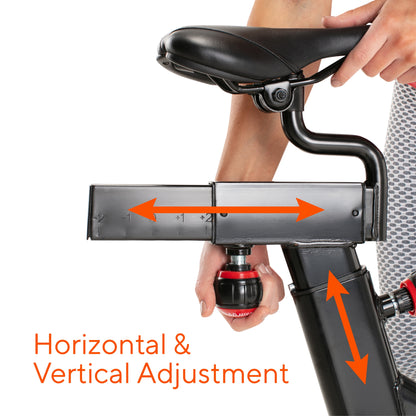 Rev Up Your Workout with the 500 SPX Indoor Cycle Featuring an Adjustable Racing Seat!