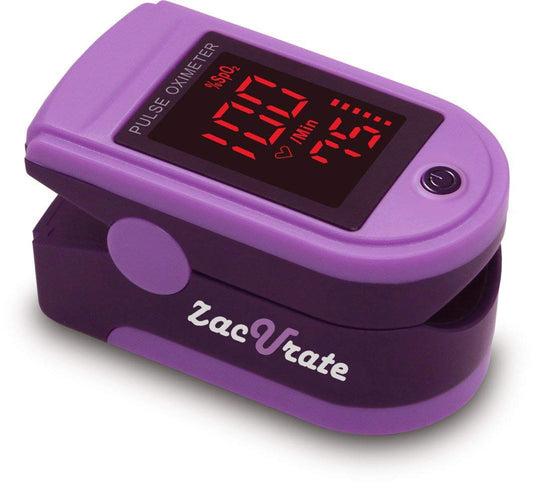 Pro Series 500DL Fingertip Pulse Oximeter Blood Oxygen Saturation Monitor with Silicone Cover, Batteries and Lanyard