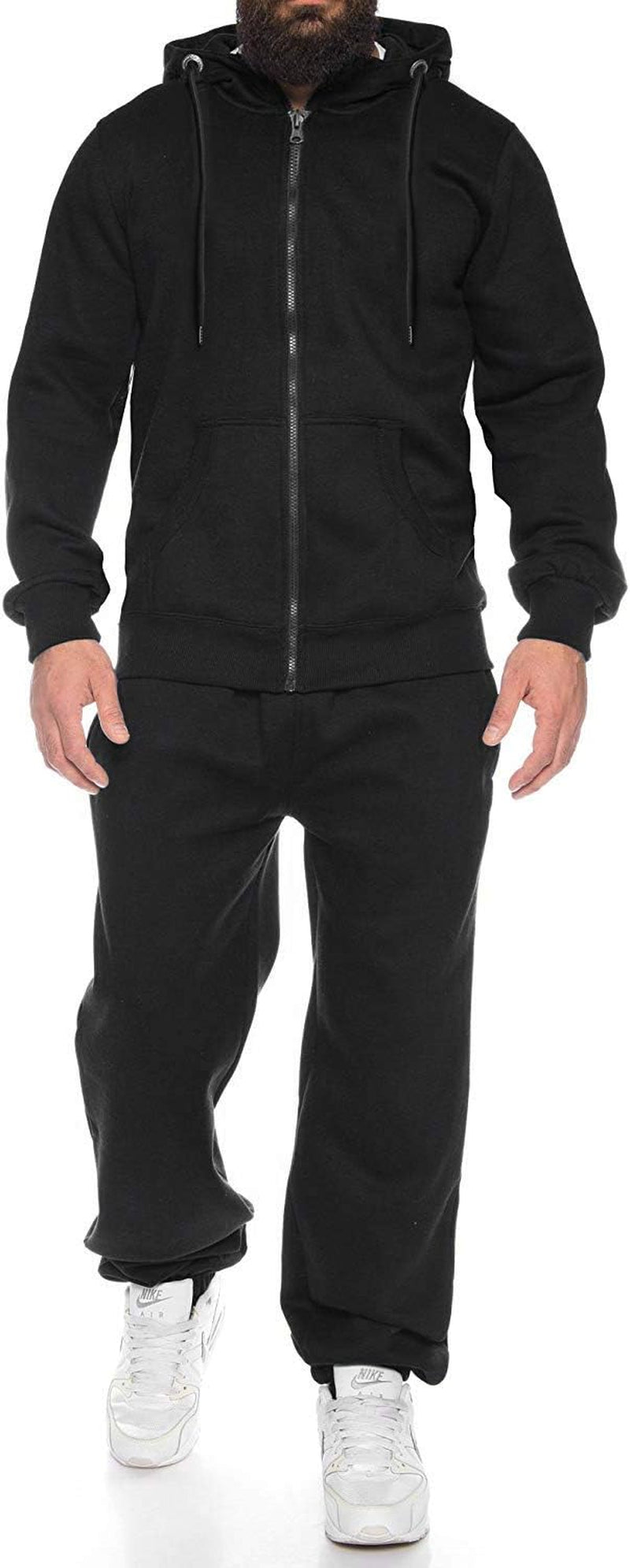 Sweatsuits for Men 2 Piece Tracksuit Sets Full Zip Hoodie Sweatpants for Men Casual Sports Jogging Suits S-4XL