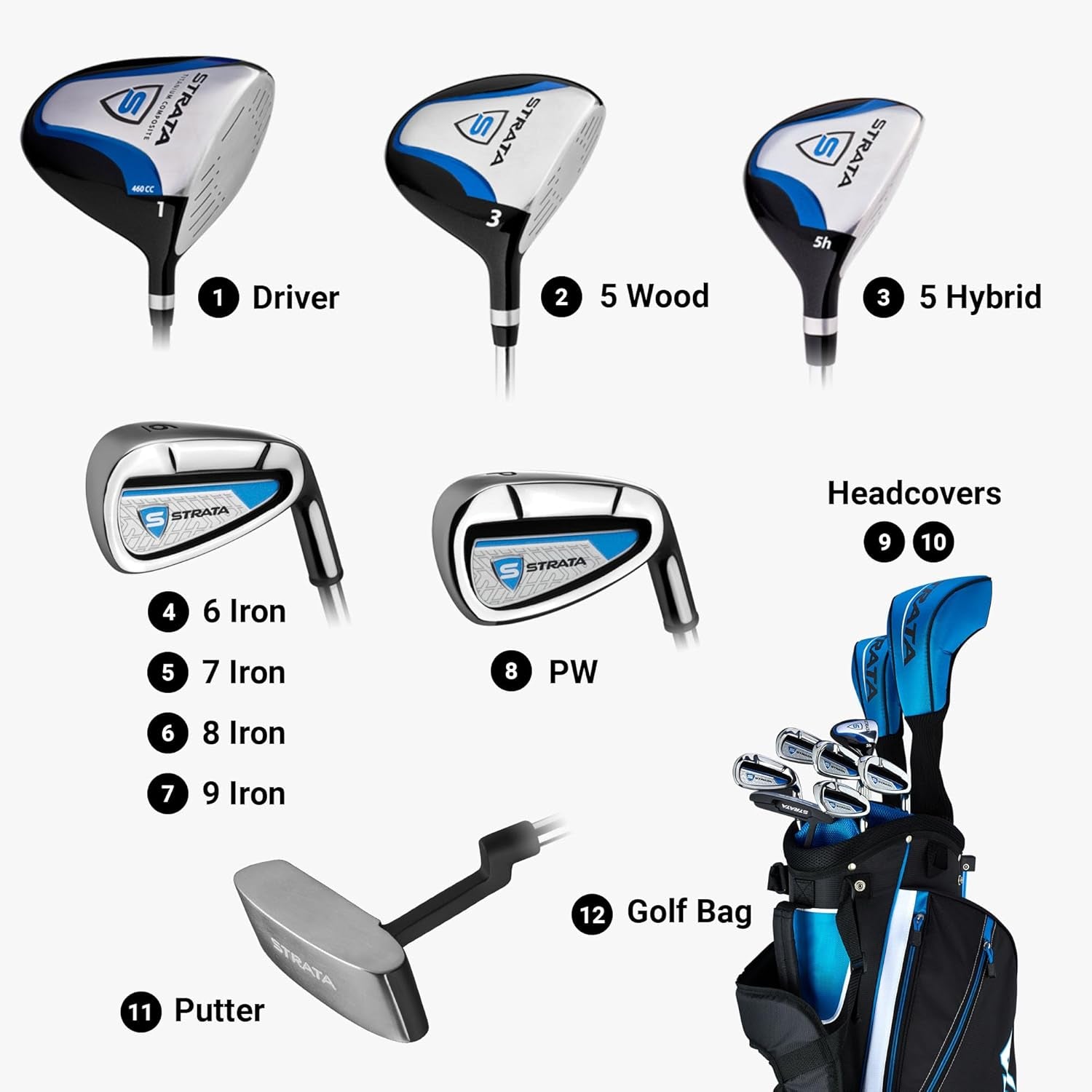 Golf Men'S Strata Complete Set