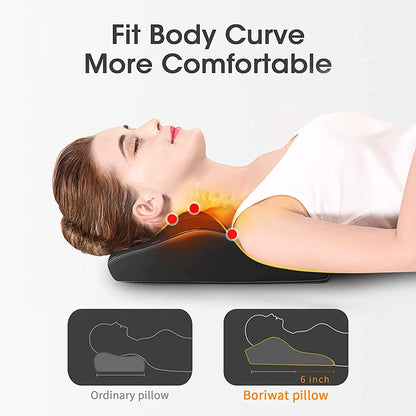 Back Massager with Heat, Massagers for Neck and Back, 3D Kneading Massage Pillow for Back, Neck, Shoulder, Leg Pain Relief, Gifts for Men Women Mom Dad, Stress Relax at Home Office and Car