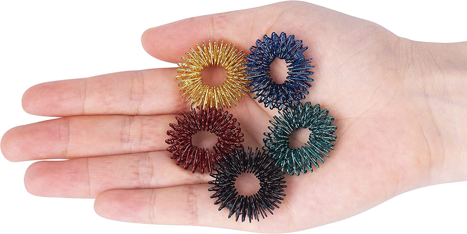 - Spiky Sensory Rings, 10 Pack, Stress Relief Fidget Sensory Toys, Fidget Rings, Fidget Ring for Anxiety, Stress Relief Rings, Massager for Fidget ADHD Autism, Silent Stress Reducer Ring