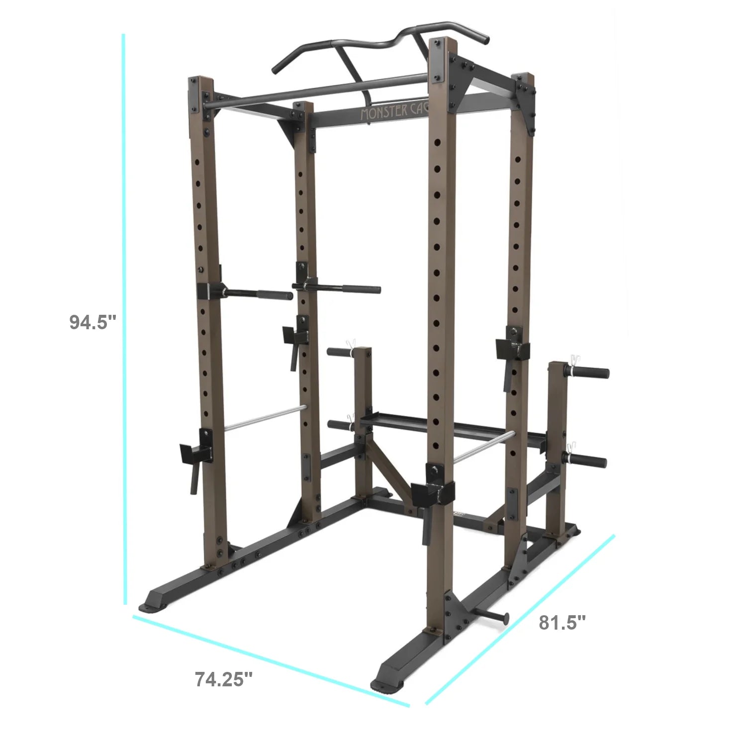Deluxe Steel Body Cage STB-98005, Brown
