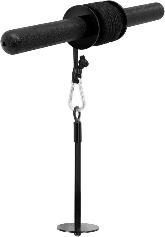Wrist and Forearm Blaster - Wrist Roller & Forearm Roller for Training, Workout - Wrist/Arm Blaster - Fit 1-Inch Standard & 2-Inch Olympic Weight Plates