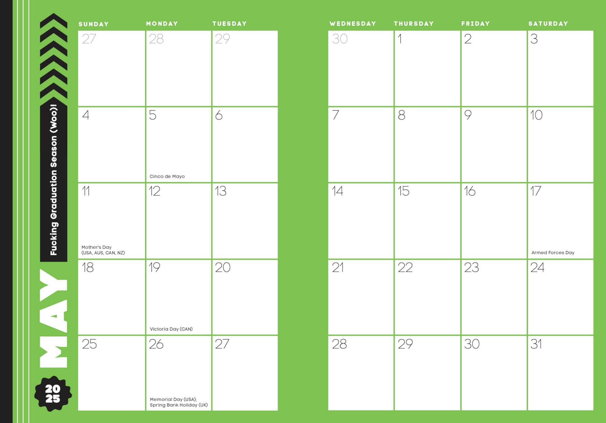 Calendars & Gifts to Swear By: 2025 No F*Cking Excuses Fitness Tracker: a Planner to Cut the Bullsh*T and Crush Your Goals This Year (Other)