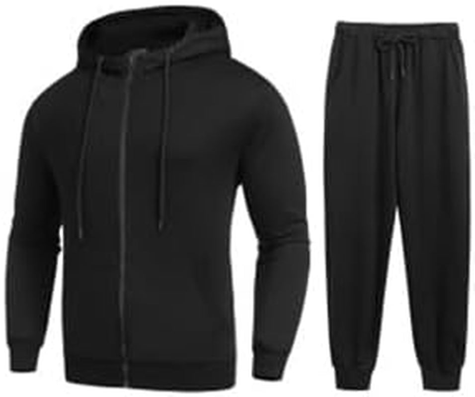 Sweatsuits for Men 2 Piece Tracksuit Sets Full Zip Hoodie Sweatpants for Men Casual Sports Jogging Suits S-4XL