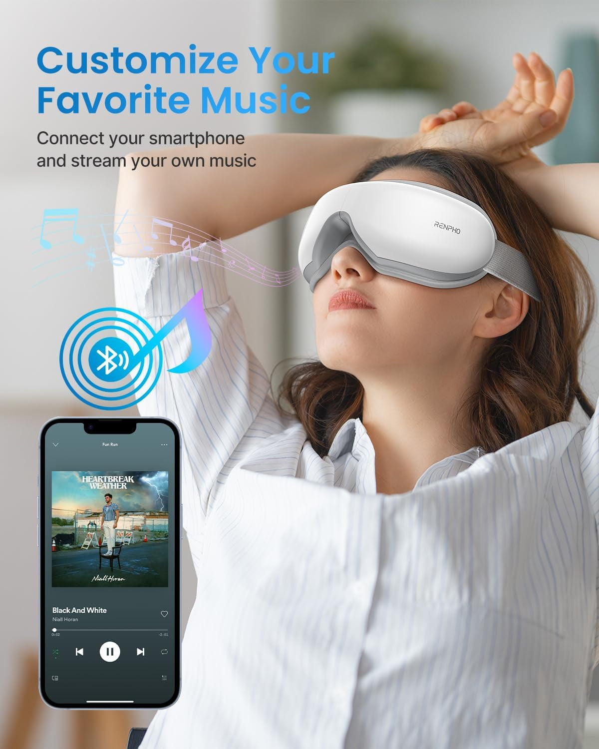 Valentines Day Gifts for Women/Men, Eyeris 1 Eye Massager with Heat, Birthday Gifts for Mom, FSA HSA Eye Care Gifts for Him/Her, Sleep Eye Mask for Relax Eye, Reduce Eye Strain