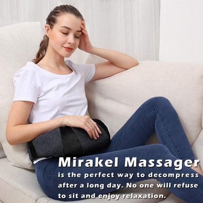 Neck Massager with Heat, Shiatsu Shoulder Massager, Electric Kneading Back Massager, Massage Pillow for Pain Relief Deep Tissue, Fathers Day Presents, Mothers Day,Christmas Gifts Get Well Soon