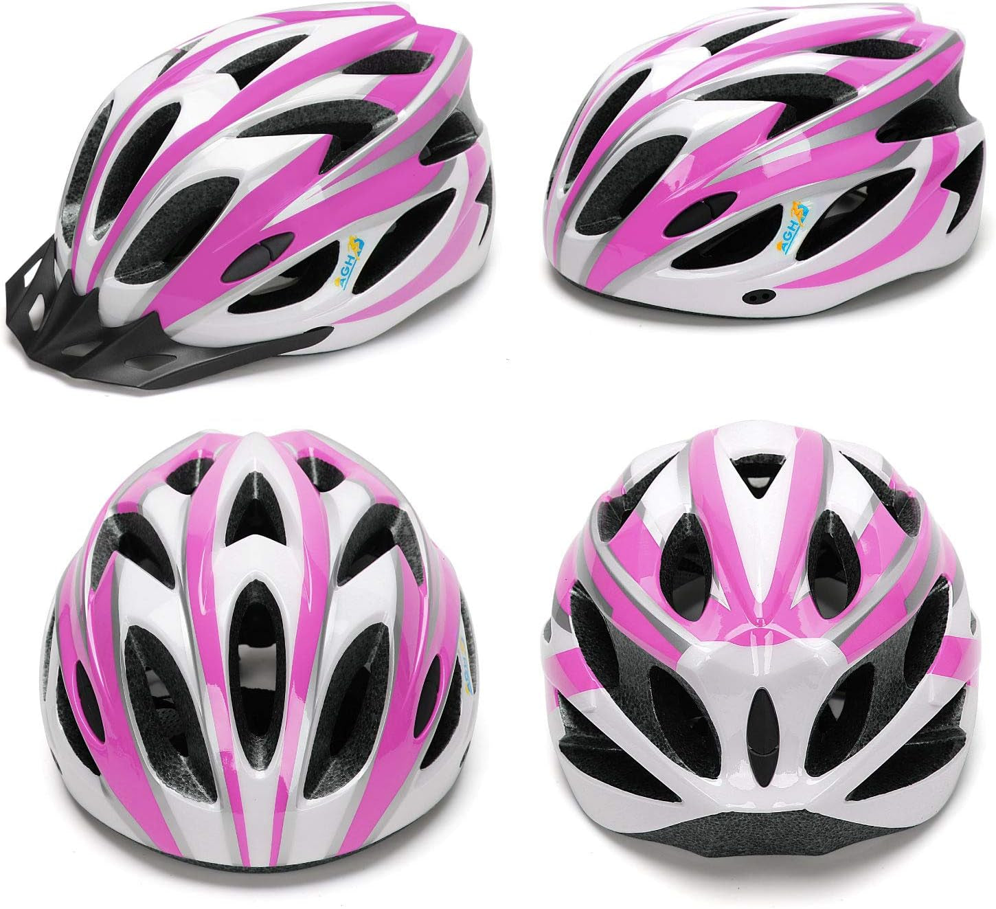 Adult Bike Helmet, Lightweight Bike Bicycle Helmets for Women Men, Adult Helmet with Detachable Visor