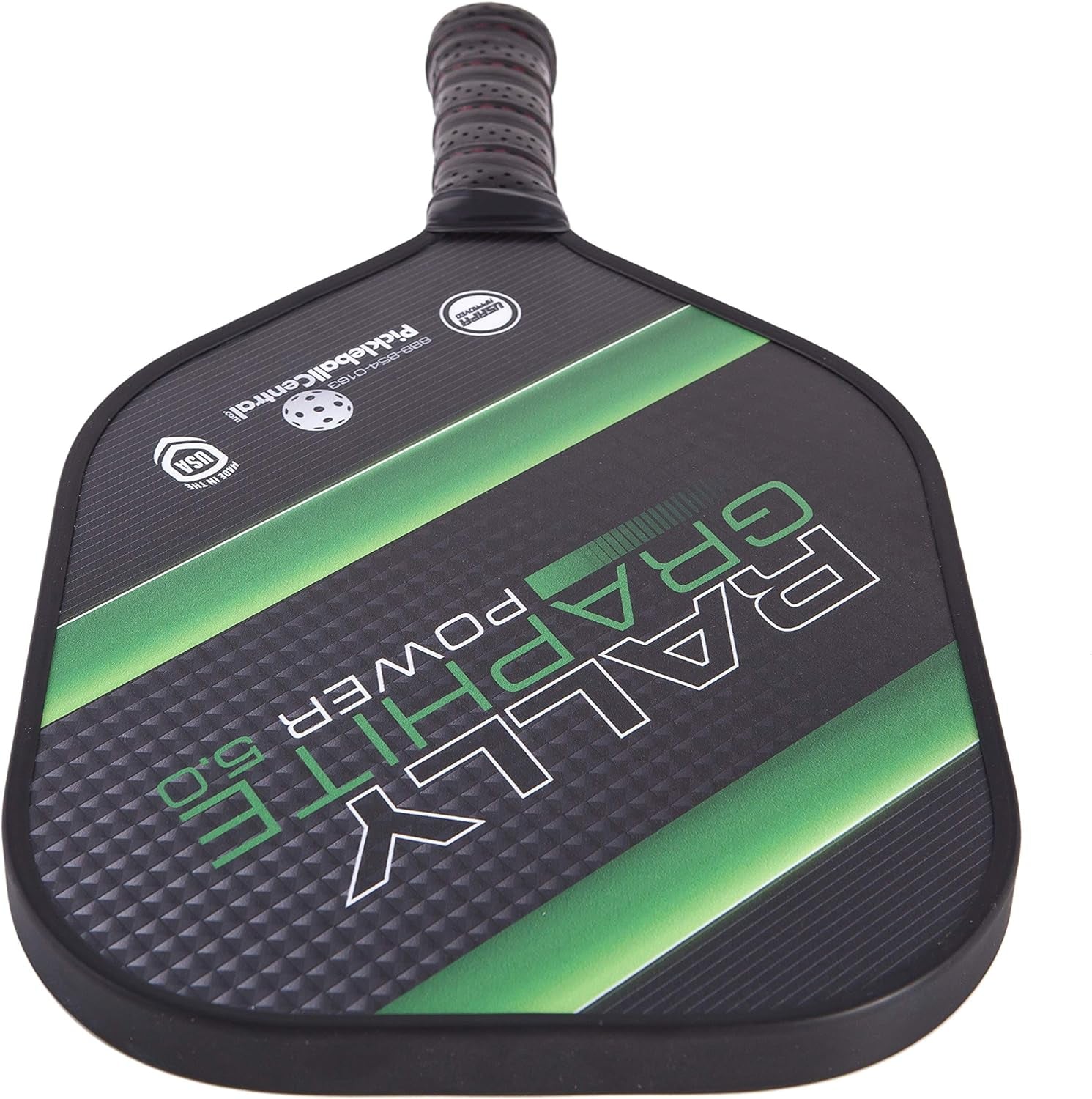 Pickleball Paddle - Rally Graphite Power 5.0 | Honeycomb Core, Graphite/Polymer Hybrid Composite Face | Power, Control, Large Sweet Spot | Paddle Cover