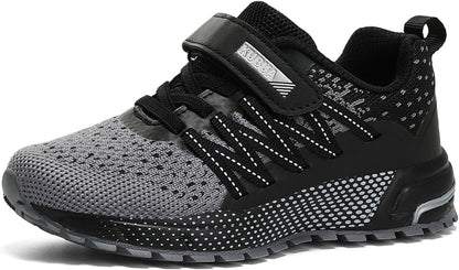 Kids Sneakers for Boys Girls Running Tennis Shoes Lightweight Breathable Sport Athletic