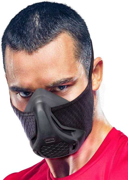 High Altitude Mask - Simulate High Altitudes - for Gym, Cardio, Fitness, Running, Endurance and HIIT Training [16 Breathing Levels]