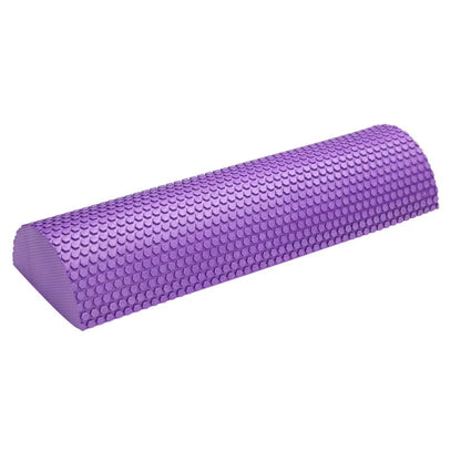 Half round EVA Foam Roller Semi-Circular Massage EVA Foam Shaft Yoga Pilates Fitness Equipment with Massage Floating Point