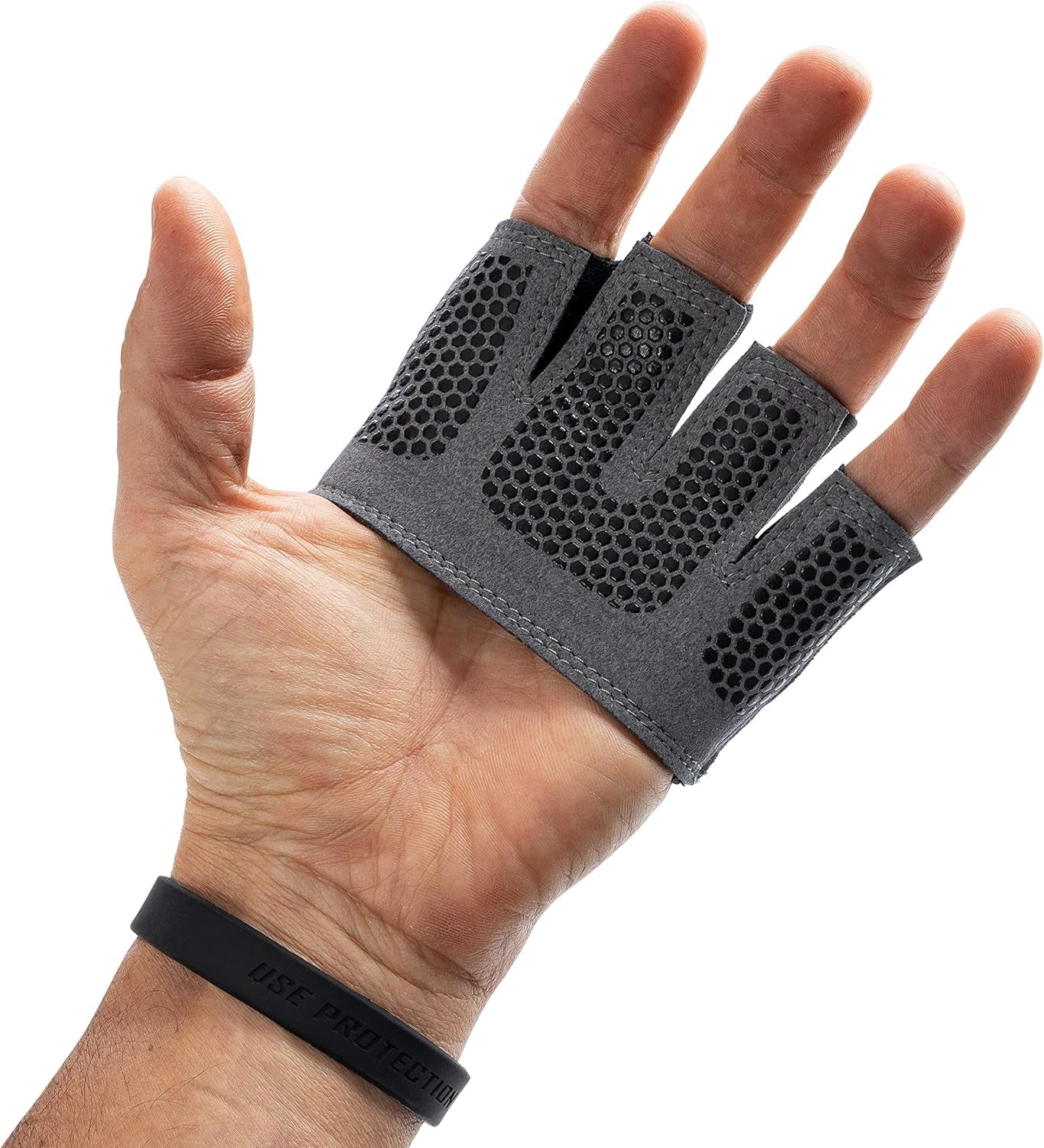 Weightlifting Gloves - the Gripper | Callus Guard WOD Workout Gloves for Cross Training Fit Athletes - Enhanced Silicone Grip Palm