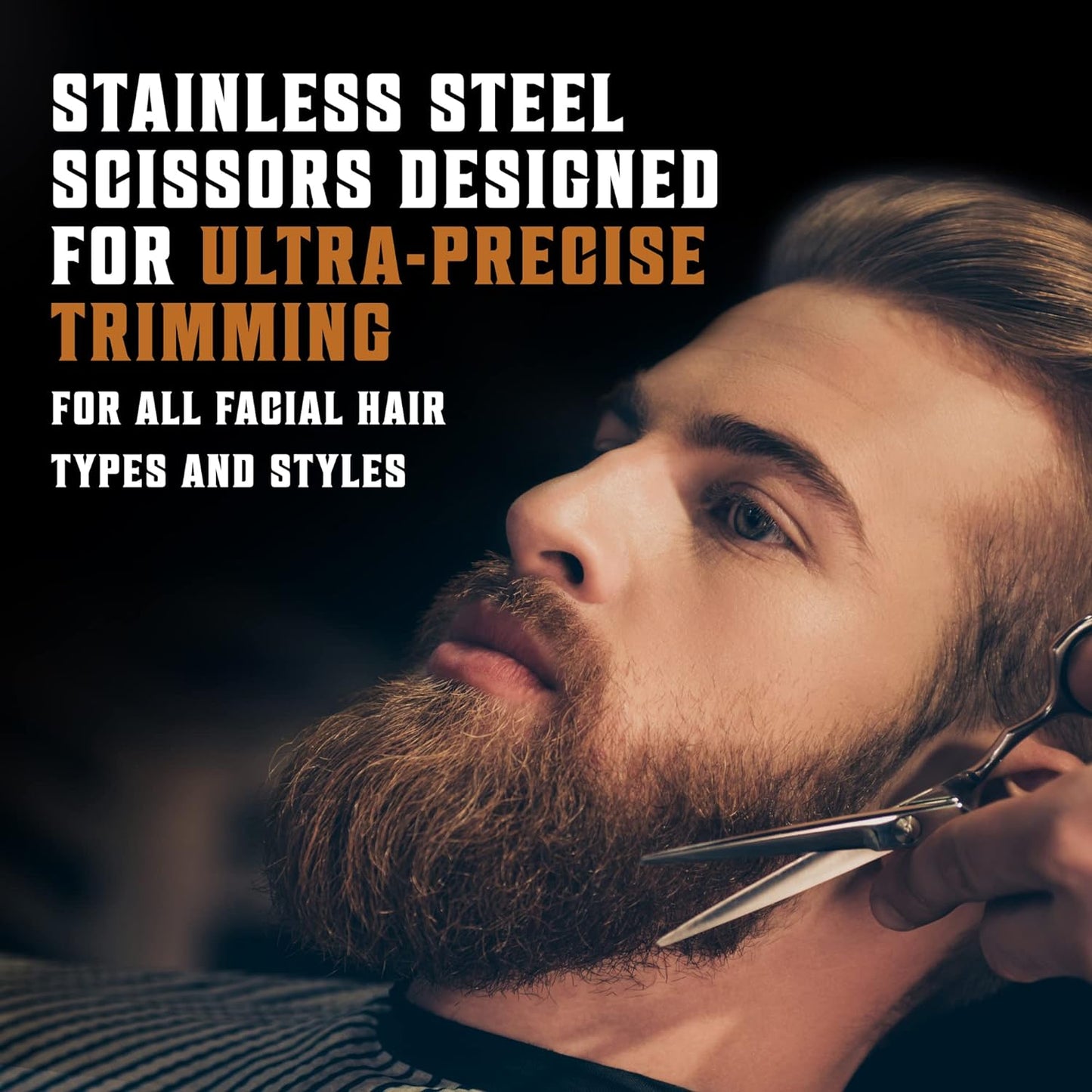 Natural Boar Bristle Brush and Pear Wood Comb Set for Men - Dual Action Grooming for Beards and Mustaches with Velvet Travel Pouch