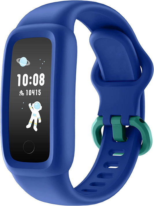 Vigor 2 Kids Fitness Tracker Watch for Girls Boys Ages 5-12, IP68 Waterproof, Activity Tracker, Pedometer, Heart Rate Sleep Monitor, Calorie Step Counter Watch