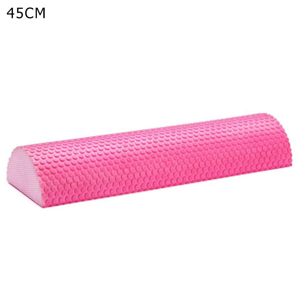 Half round EVA Foam Roller Semi-Circular Massage EVA Foam Shaft Yoga Pilates Fitness Equipment with Massage Floating Point