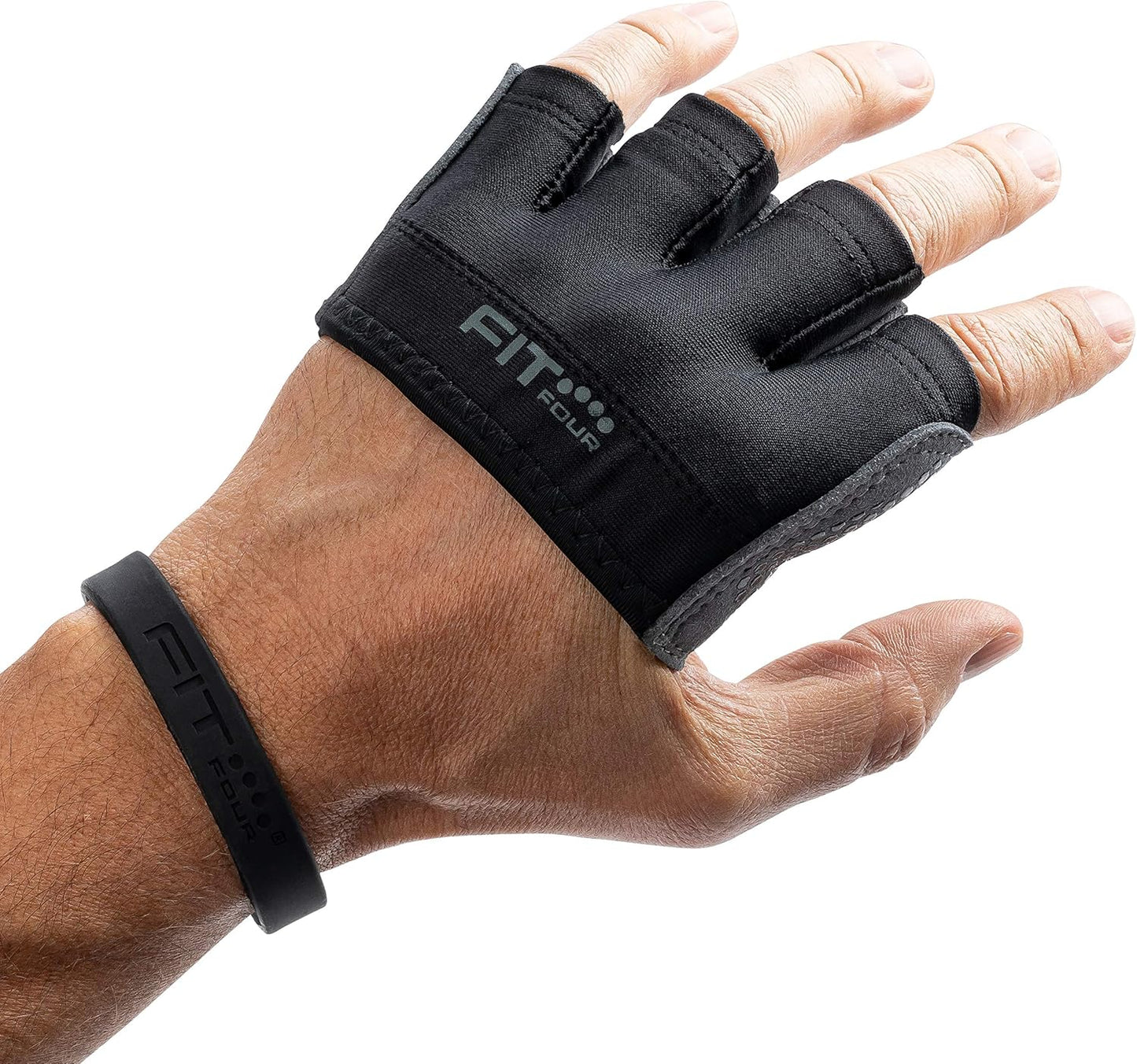Weightlifting Gloves - the Gripper | Callus Guard WOD Workout Gloves for Cross Training Fit Athletes - Enhanced Silicone Grip Palm